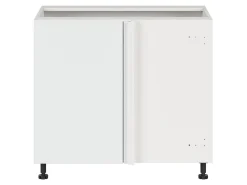Szafka kuchenna narożna Top Line 2 prawa śnieżny super mat zabudowuje naroże 125x65 cm