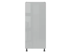 Szafka kuchenna pod zabudowę lodówki Top Line 60 cm prawa szary połysk