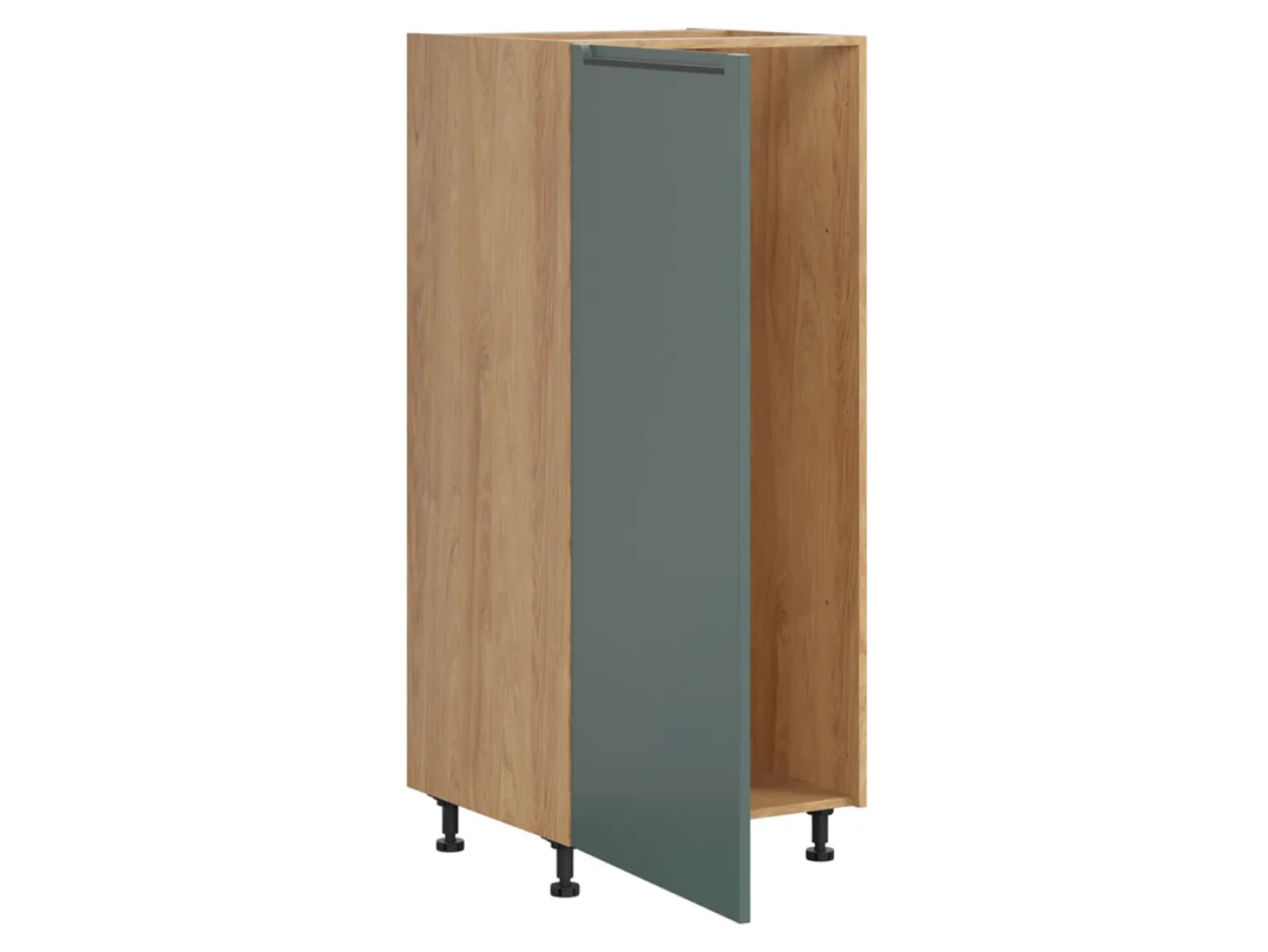 Szafka kuchenna pod zabudowę lodówki Iris 60 cm lewa zieleń boho