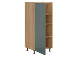 Szafka kuchenna pod zabudowę lodówki Iris 60 cm lewa zieleń boho