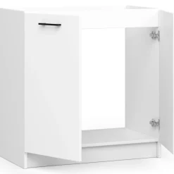 Szafka kuchenna pod zlewozmywak S80 OLIWIA Biała 80x46x82 cm