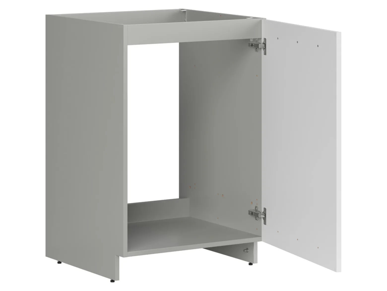 Szafka kuchenna pod zlewozmywak Milino 60 cm L/P biały alpejski
