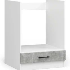 Szafka kuchenna S60 OLIWIA Biała, Beton 60x55x82 cm