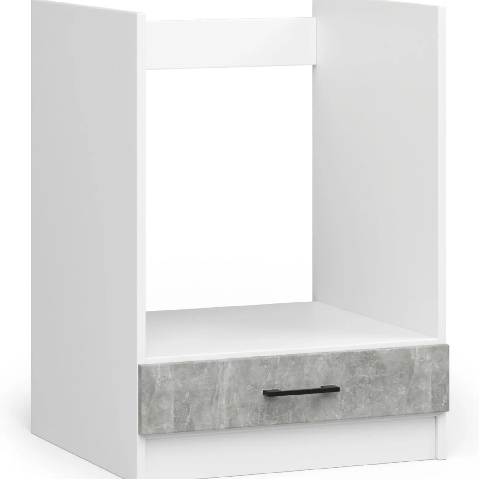 Szafka kuchenna S60 OLIWIA Biała, Beton 60x55x82 cm