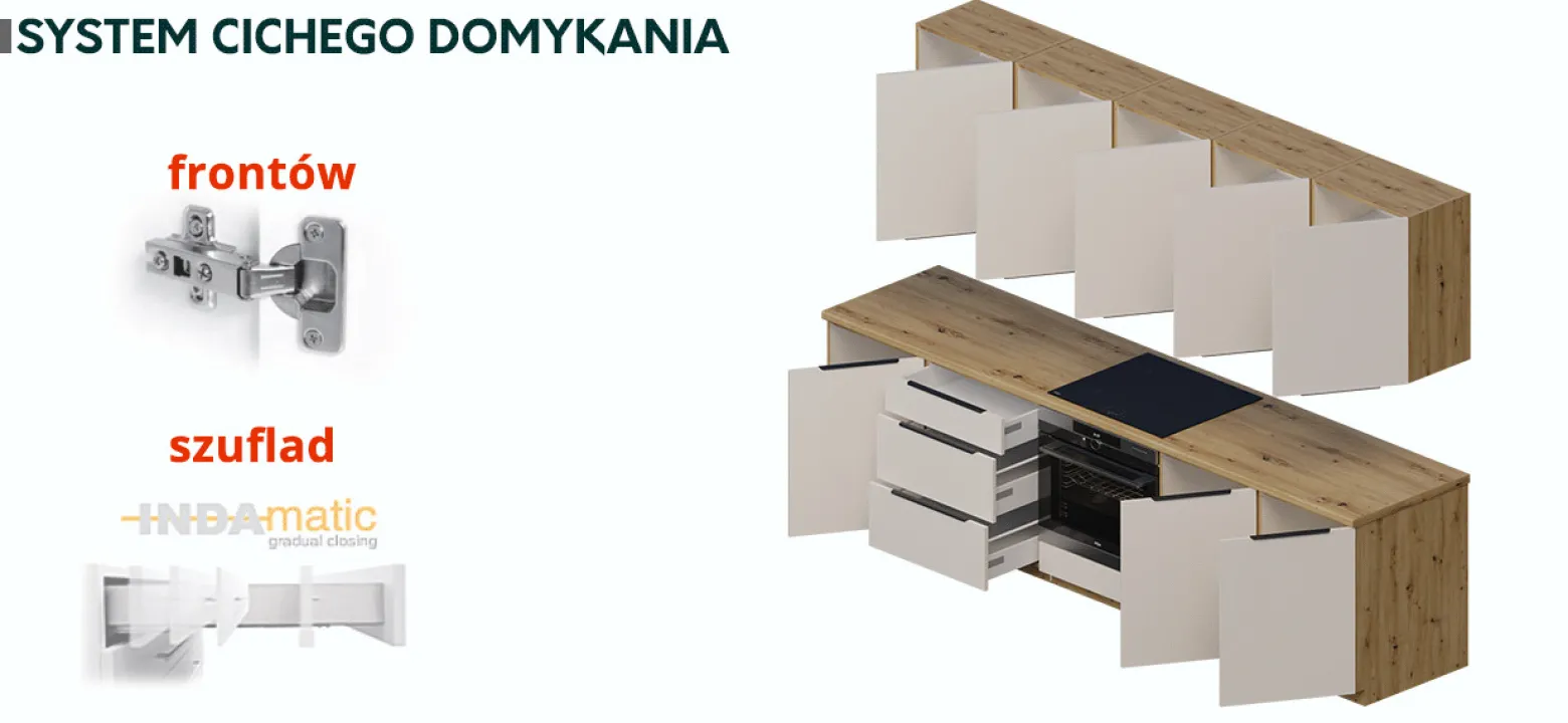 Szafka kuchenna wysoka Solea 60 DK-210 2F
