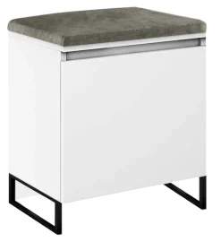 Szafka Megan 1P Biały/Szary 50X37X61 Cm