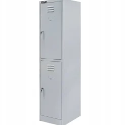 Szafka Metalowa Ubraniowa Socjalna BHP 180x40x50cm Szara Mega-M