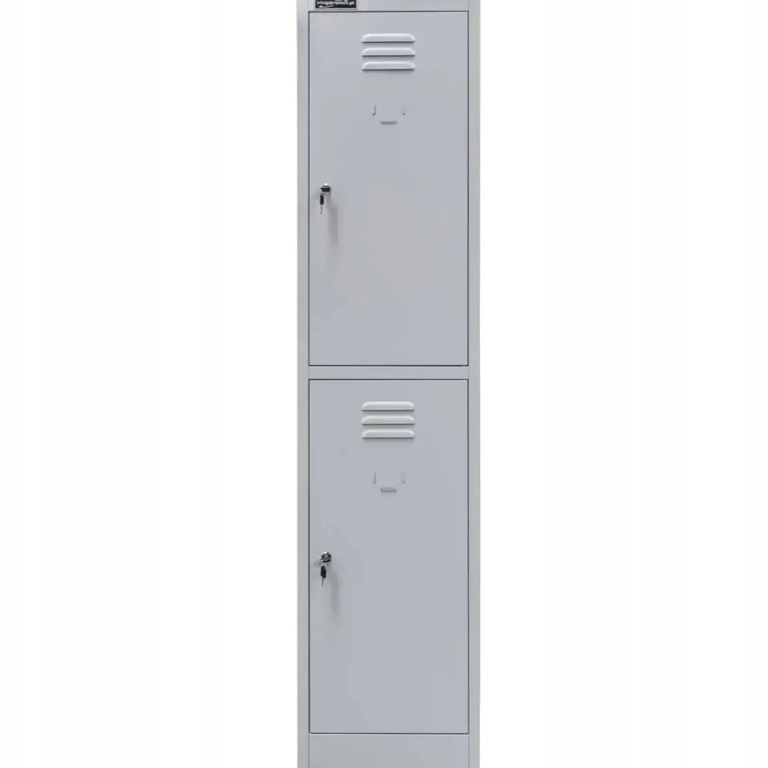 Szafka Metalowa Ubraniowa Socjalna BHP 180x40x50cm Szara Mega-M