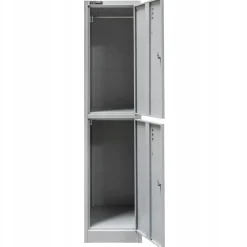 Szafka Metalowa Ubraniowa Socjalna BHP 180x40x50cm Szara Mega-M