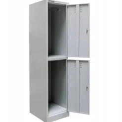 Szafka Metalowa Ubraniowa Socjalna BHP 180x40x50cm Szara Mega-M