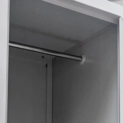 Szafka Metalowa Ubraniowa Socjalna BHP 180x40x50cm Szara Mega-M