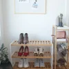 Szafka na buty, odkryty stojak z włókna bambusowego