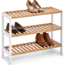 Szafka na buty, odkryty stojak z włókna bambusowego