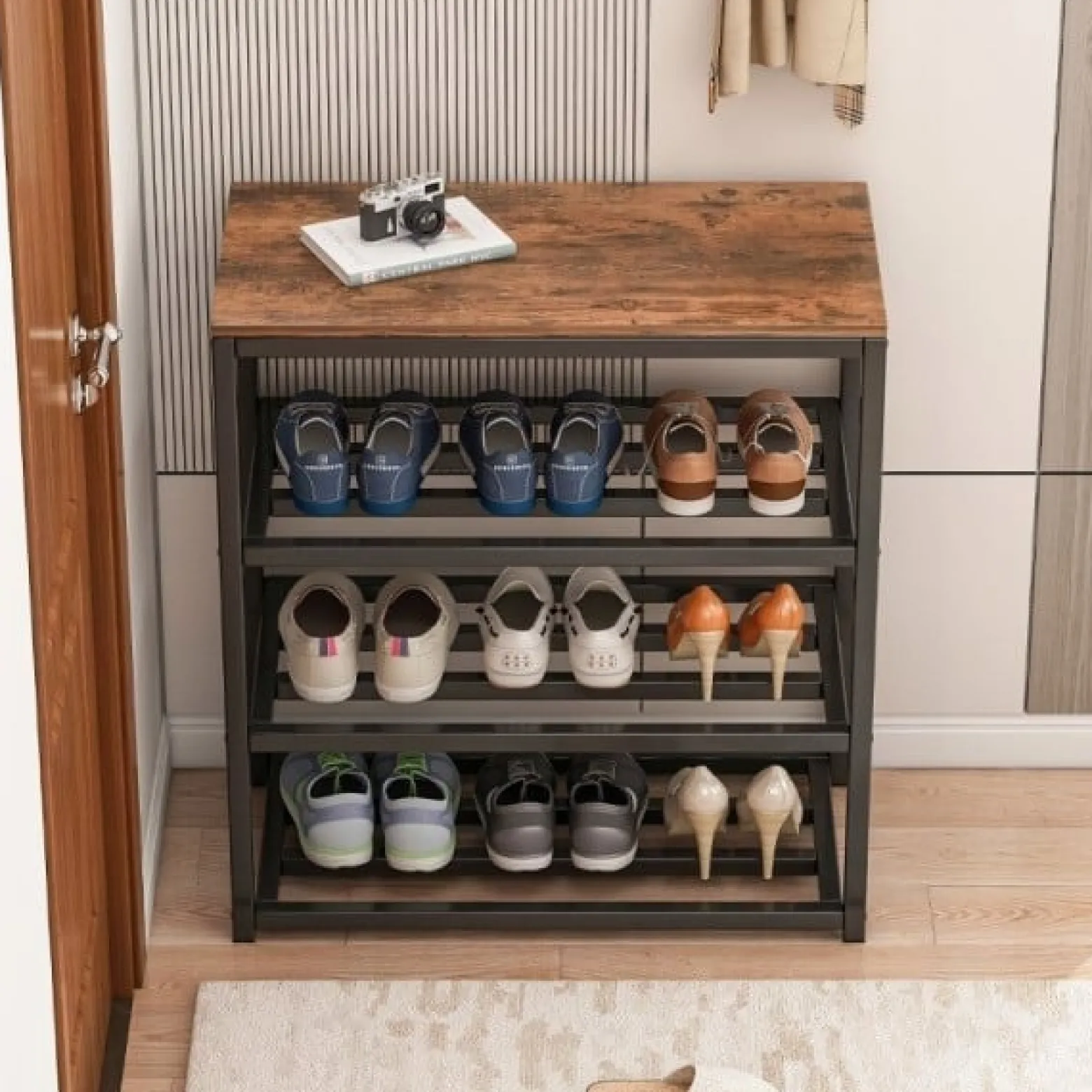 Szafka na buty regał do przedpokoju stojak industrialny
