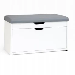 Szafka na buty z siedziskiem 70 cm Biała Alaska