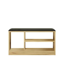 Szafka na buty z siedziskiem MORE dąb naturalny loft 89,6 cm