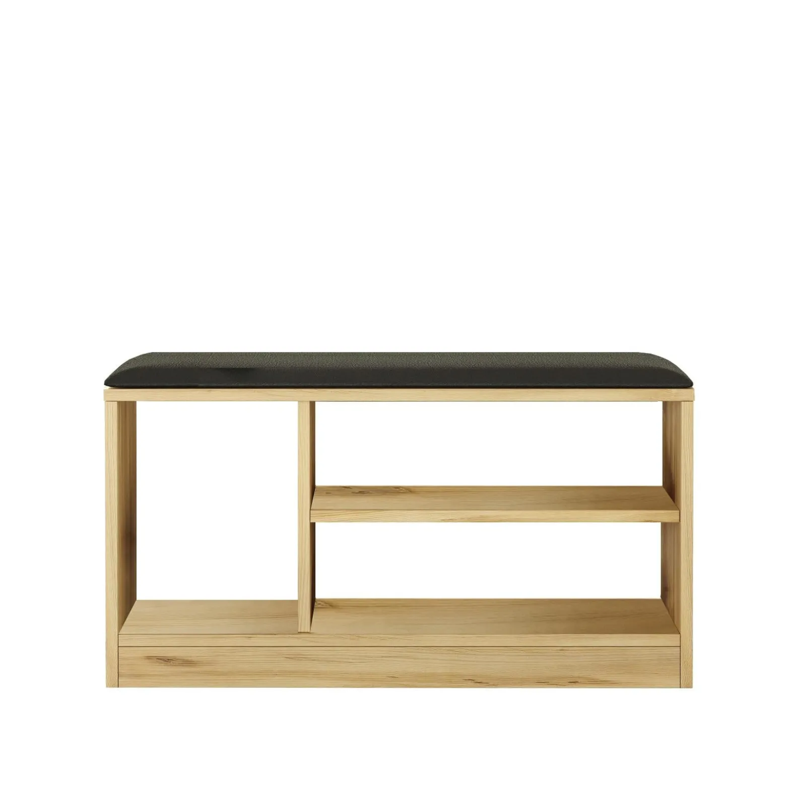 Szafka na buty z siedziskiem MORE dąb naturalny loft 89,6 cm