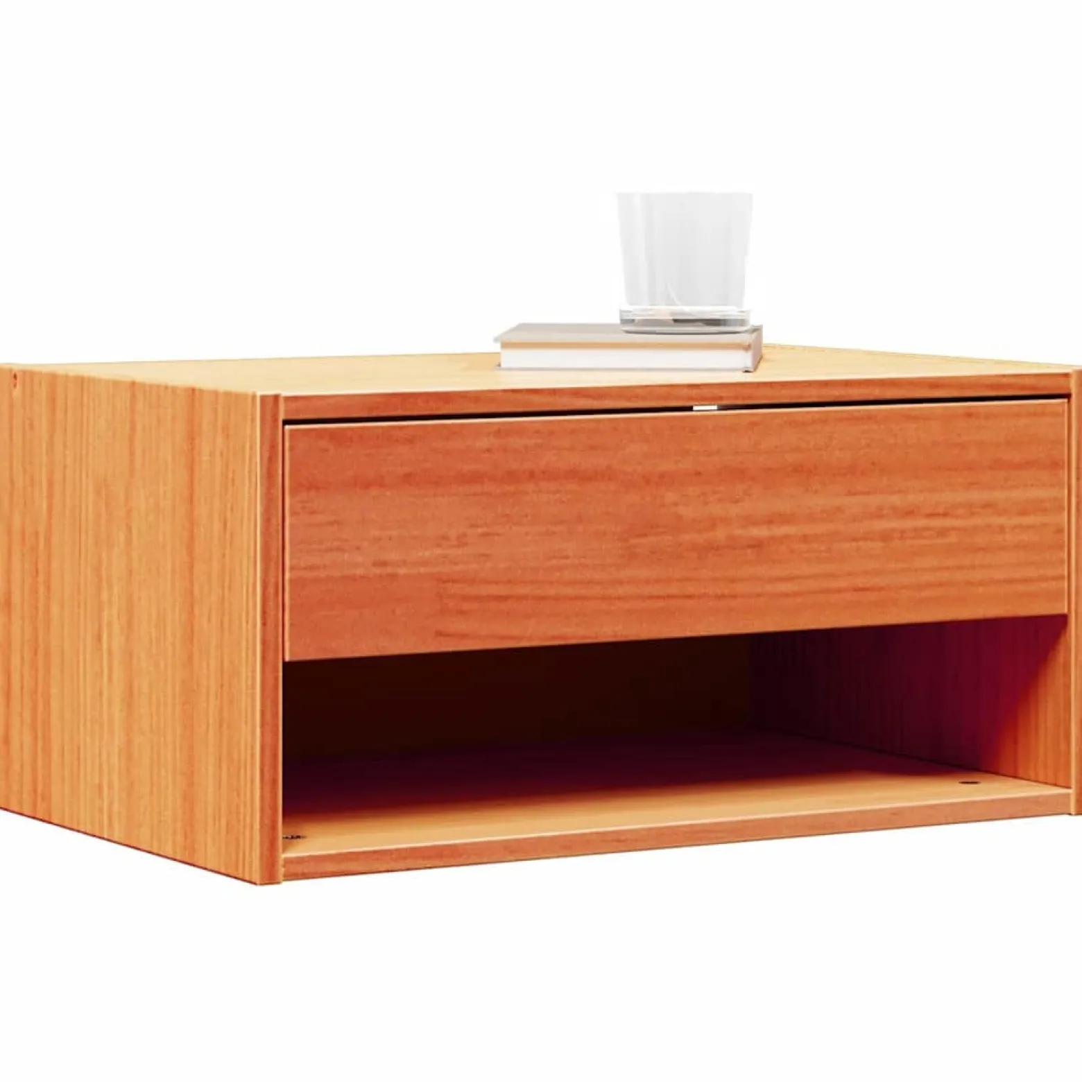 Szafka Nocna Biała Komoda Stolik Nocny Do Sypialni 50 x 32.5 x 24 cm