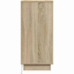 Szafka Nocna Brąz Komoda Stolik Półka Nocna Do Sypialni 71 x 34.5 x 75 cm