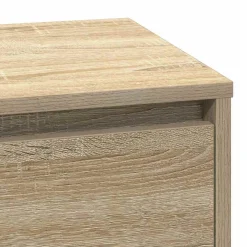 Szafka Nocna Brąz Komoda Stolik Półka Nocna Do Sypialni 71 x 34.5 x 75 cm