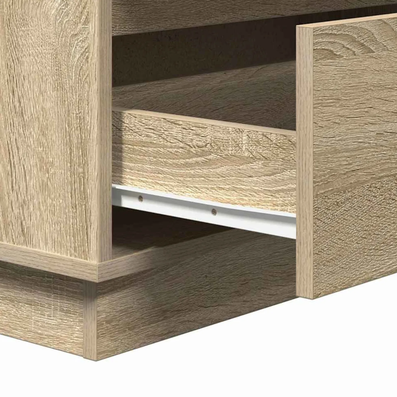 Szafka Nocna Brąz Komoda Stolik Półka Nocna Do Sypialni 71 x 34.5 x 75 cm