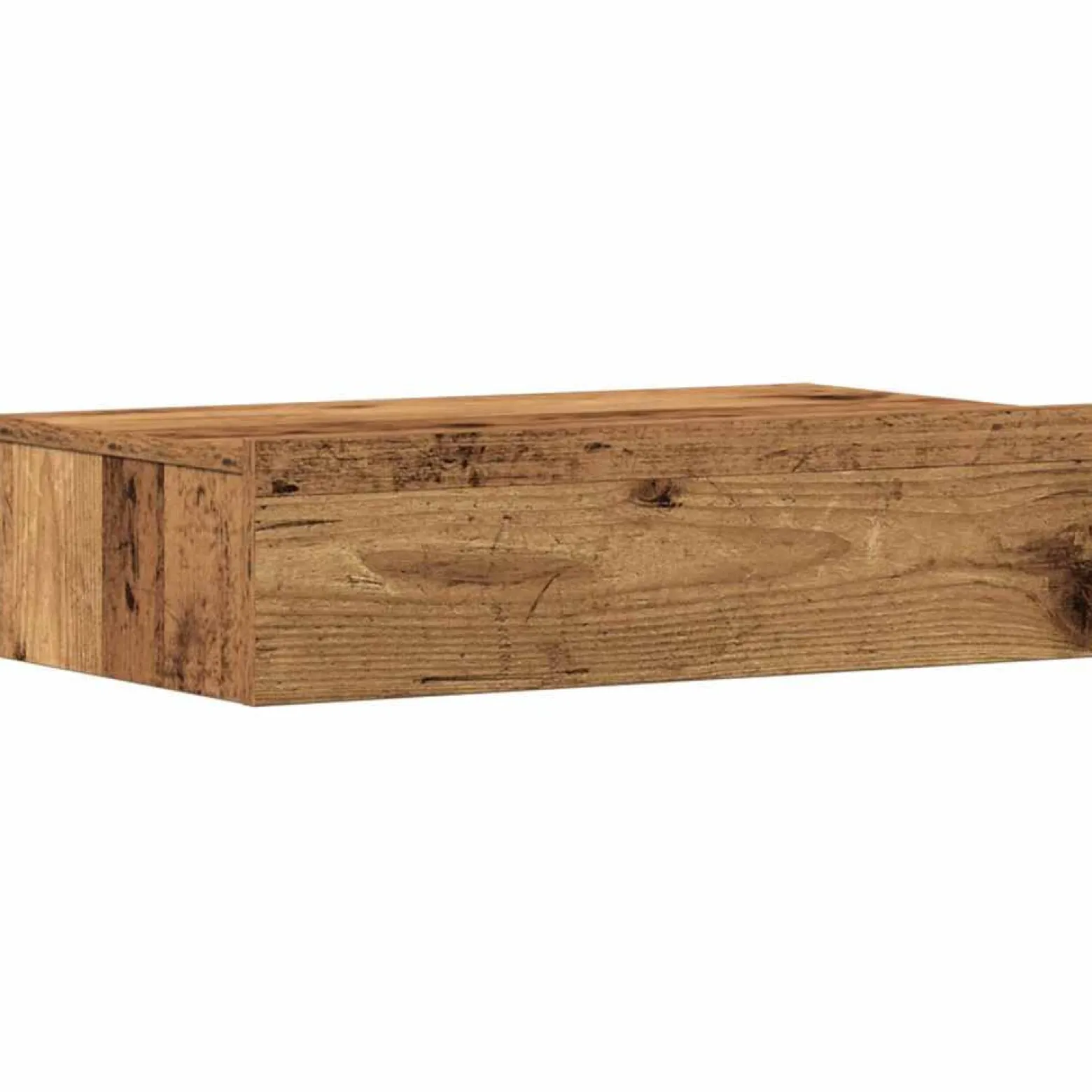 Szafka Nocna Brąz Komoda Stolik Półka Nocna Do Sypialni 60x35 cm