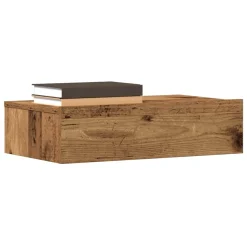 Szafka Nocna Brąz Komoda Stolik Półka Nocna Do Sypialni 60x35 cm