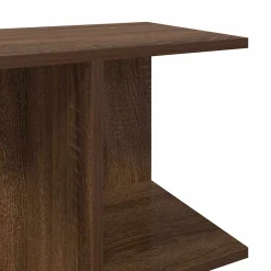 Szafka Nocna Brąz Komoda Stolik Półka Nocna Do Sypialni 46.5x29x61 cm