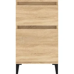 Szafka Nocna Brąz Komoda Stolik Półka Nocna Do Sypialni 40x35x70 cm