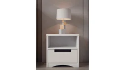 Szafka nocna Classic 39 cm z szufladą biała