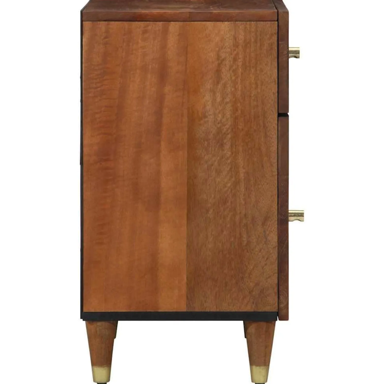 Szafka Nocna Drewniana Komoda Stolik Nocny Do Sypialni 50 x 33 x 60 cm