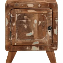 Szafka Nocna Drewniana Komoda Stolik Nocny Do Sypialni 40x32x46 cm
