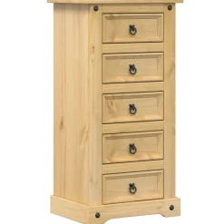 Szafka Nocna Drewniana Komoda Stolik Nocny Do Sypialni 53x39x103 cm