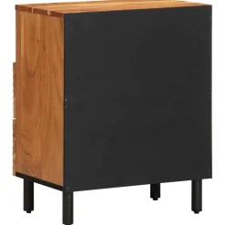 Szafka Nocna Drewniana Komoda Stolik Nocny Do Sypialni 50 x 33 x 62