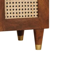 Szafka Nocna Drewniana Komoda Stolik Półka Nocna Do Sypialni 50 x 33 x 60 c