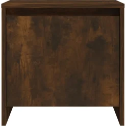 Szafka Nocna Komoda Brąz Stolik Półka Nocna Do Sypialni 45x34x44.5 cm