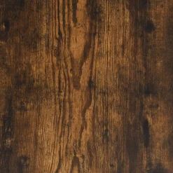 Szafka Nocna Stolik Brązowa z Regulowanymi Nóżkami Do Sypialni 50x41x65 cm
