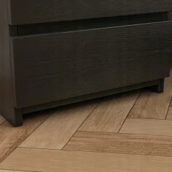 Szafka nocna stolik sypialnia czarna loft nowoczesna 40cm