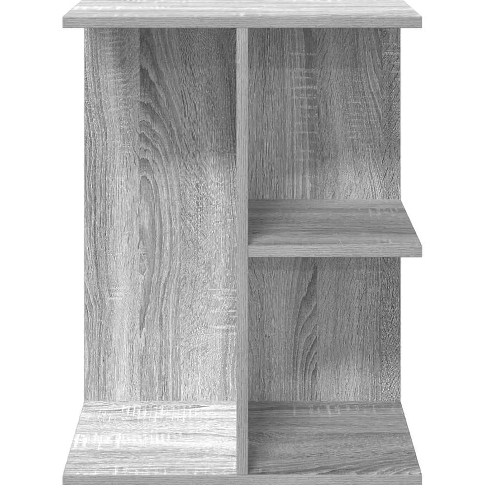 Szafka Nocna Szara Komoda Stolik Półka Nocna Do Sypialni 46.5x29x61 cm