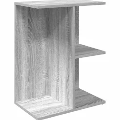 Szafka Nocna Szara Komoda Stolik Półka Nocna Do Sypialni 46.5x29x61 cm