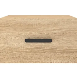 Szafka Nocna Wisząca Brąz Komoda Stolik Nocny Do Sypialni 35x35x20 cm