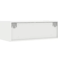 Szafka Pod Telewizor Biały Stolik Półka Szafka RTV LED 75x35.5x25 cm