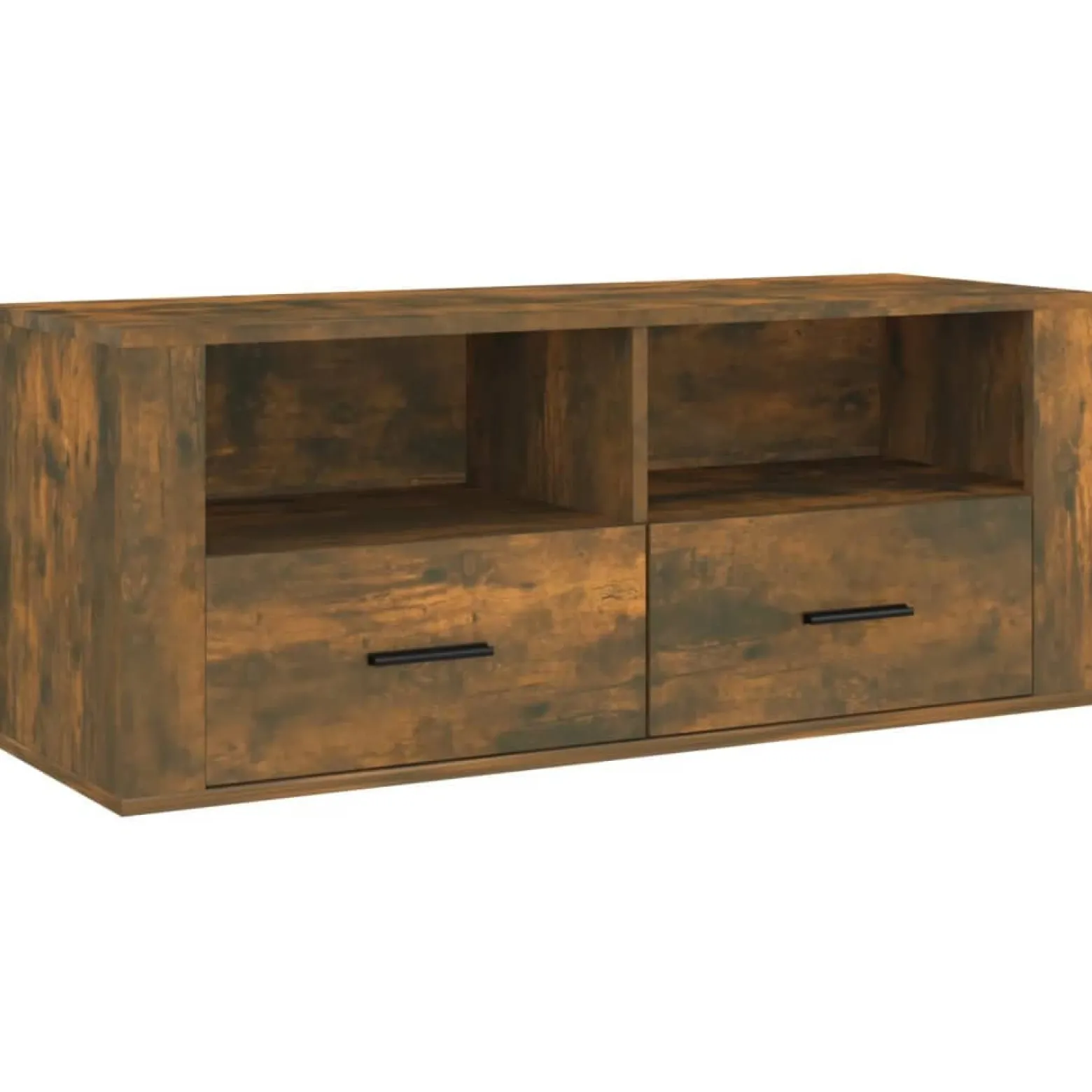 Szafka Pod Telewizor Półka Stolik RTV Brązowy 100x35x40 cm