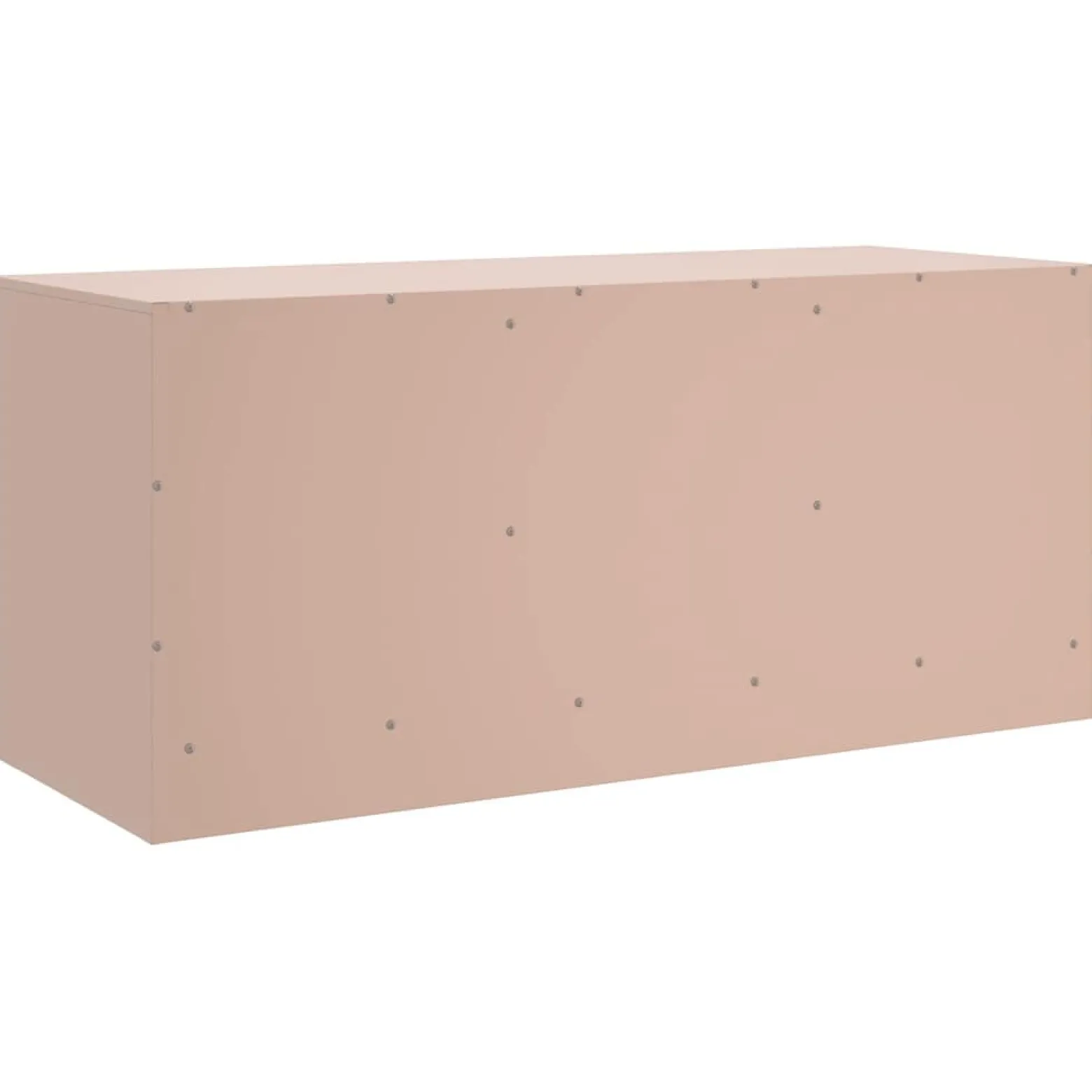 Szafka Pod Telewizor Różowa Półka Szafka RTV Stalowa 99x39x44 cm