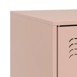 Szafka Pod Telewizor Różowa Półka Szafka RTV Stalowa 99x39x44 cm