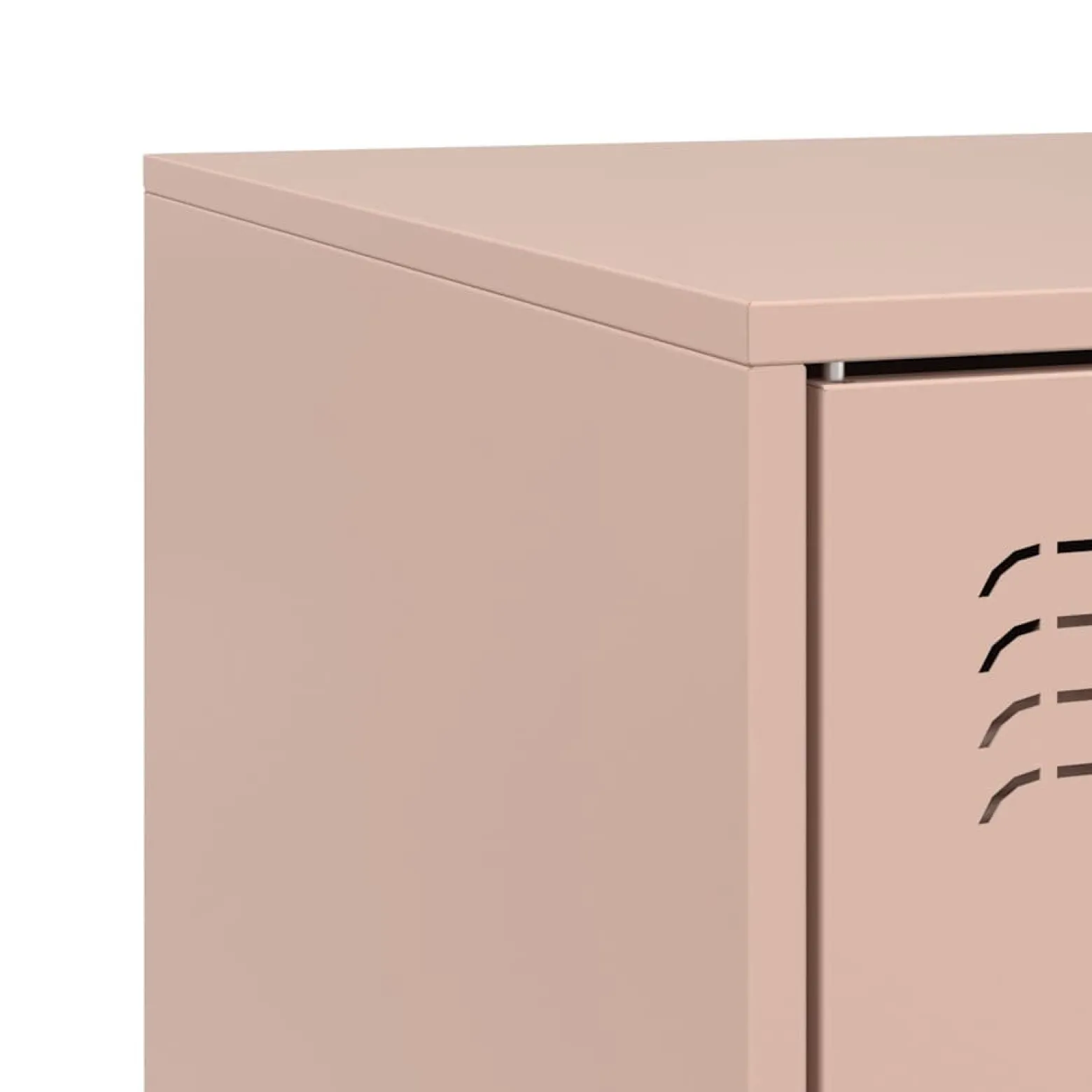 Szafka Pod Telewizor Różowa Półka Szafka RTV Stalowa 99x39x44 cm