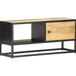 Szafka pod Telewizor Rtv Brąz Mat Szuflady Drzwiczki Nowoczesny 90x30x40cm
