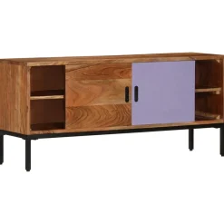 Szafka pod Telewizor Rtv Brąz Mat Drzwiczki Nowoczesny 110x30x50cm