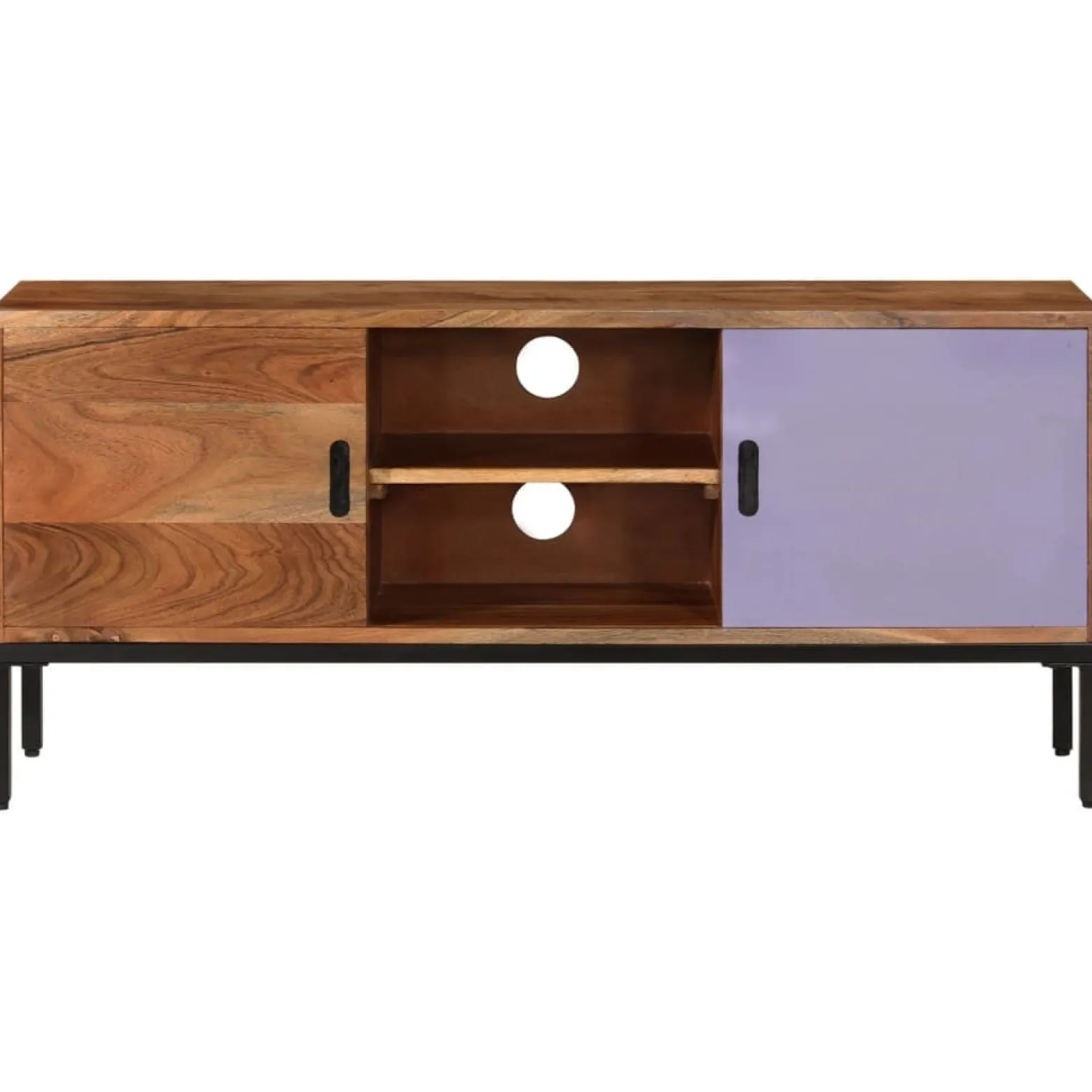 Szafka pod Telewizor Rtv Brąz Mat Drzwiczki Nowoczesny 110x30x50cm
