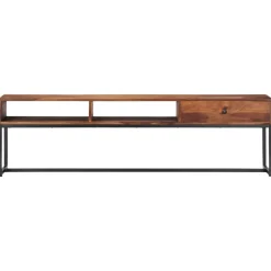 Szafka pod Telewizor Rtv Brąz Mat Szuflady Nowoczesny 160x30x45cm